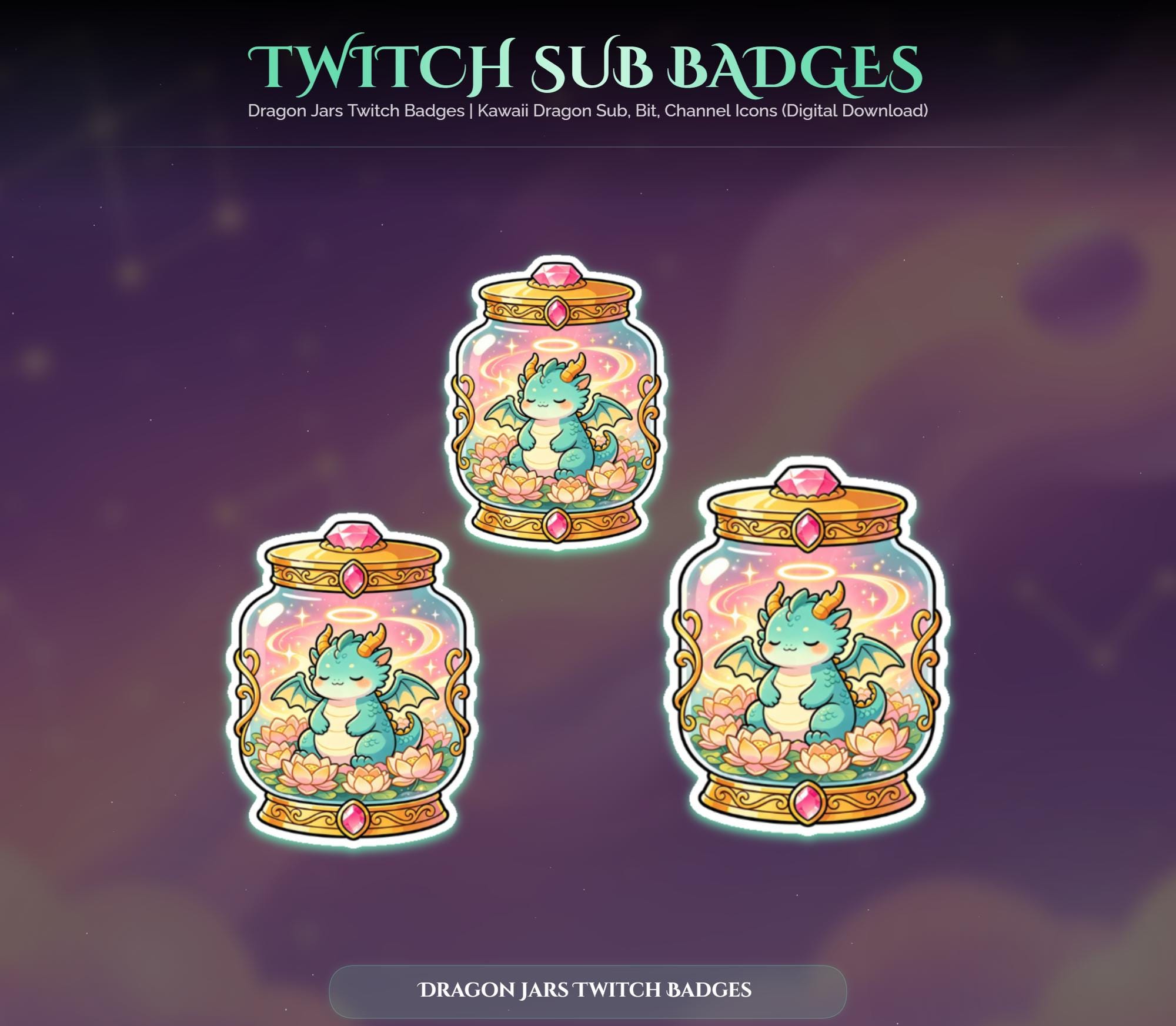 Dragon Jars Twitch Badges — preview photo 9