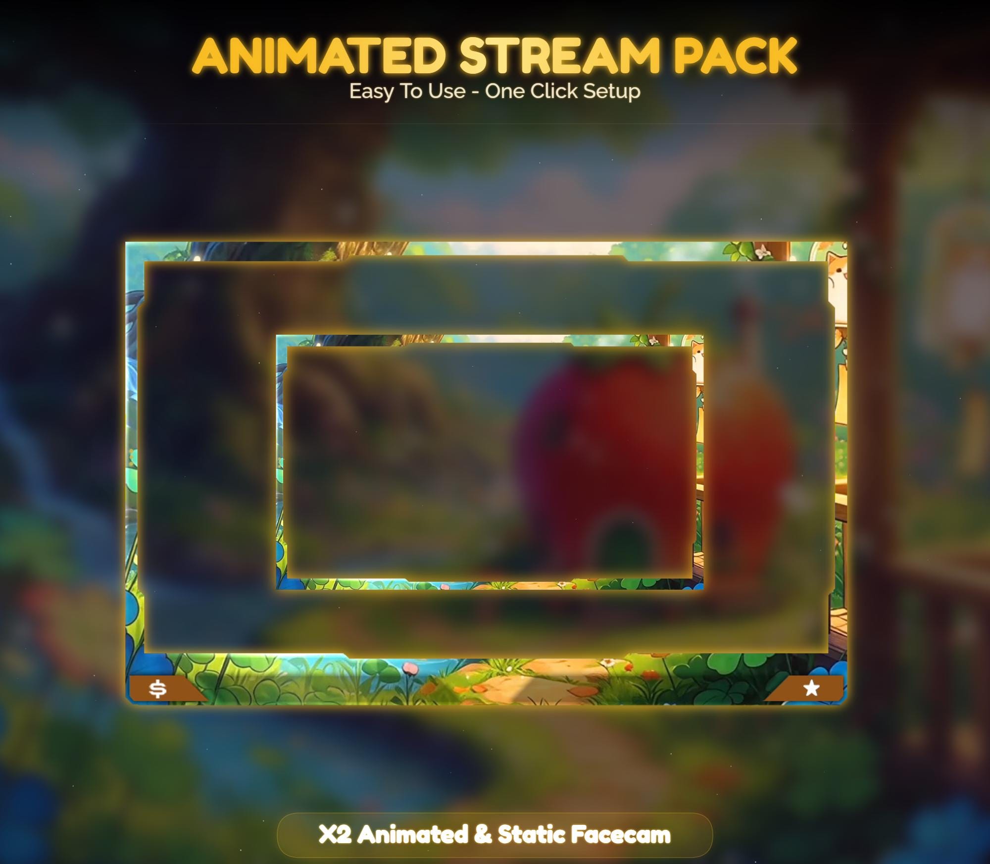 Animated Cats Forest Stream Package — preview photo 5