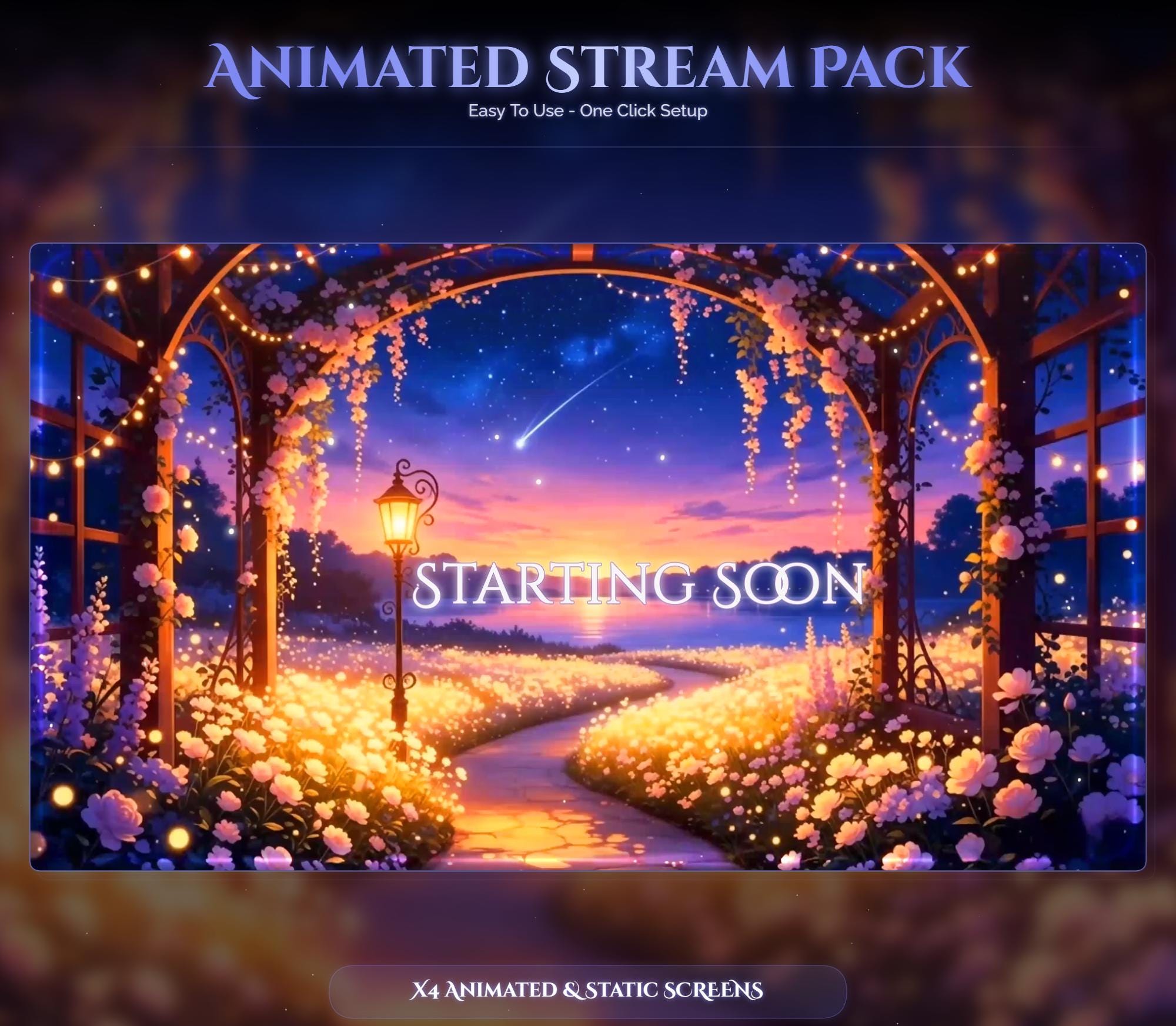 Cozy Garden Animated Overlay Bundle — preview photo 10