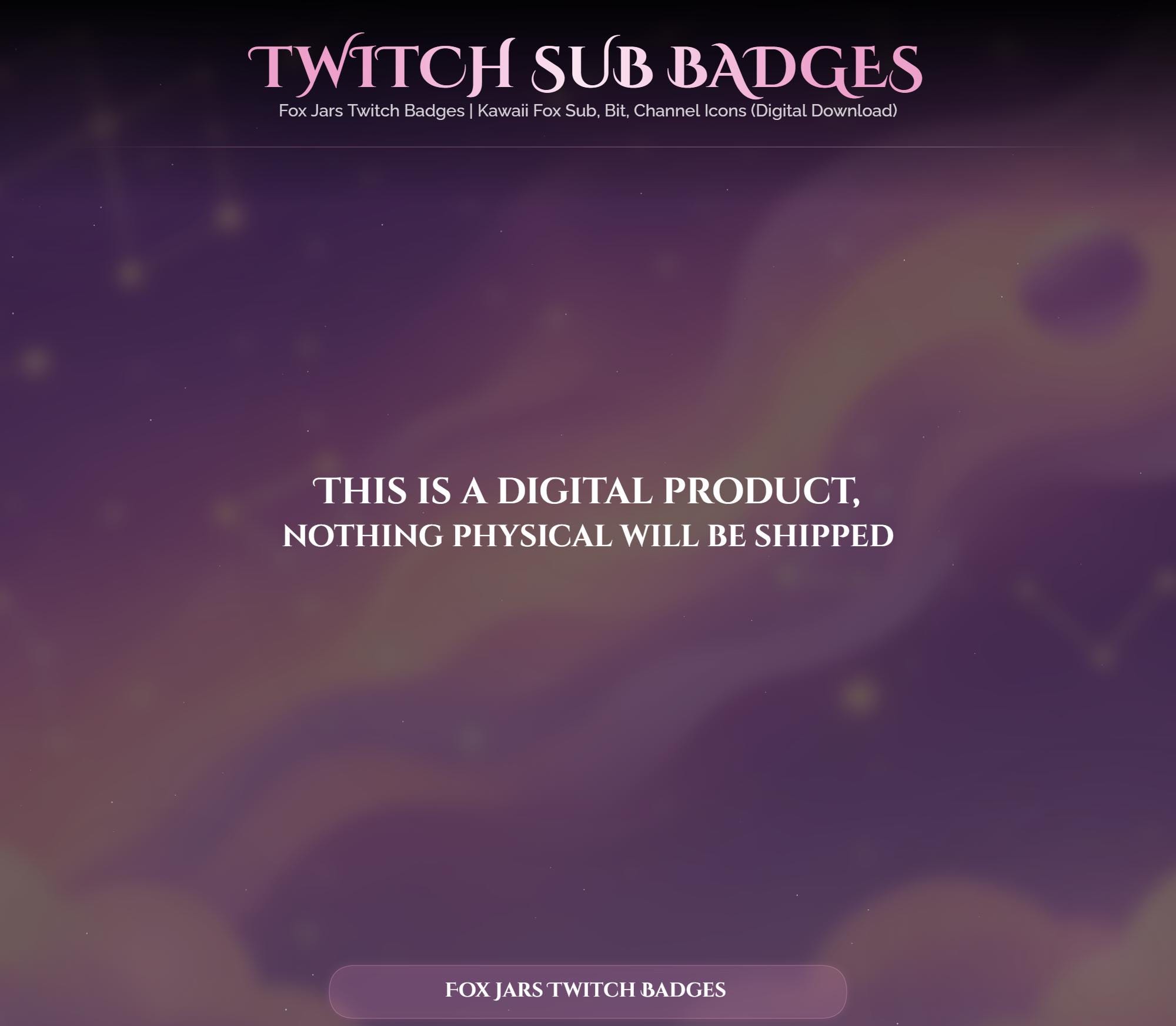Fox Jars Twitch Badges — preview photo 10