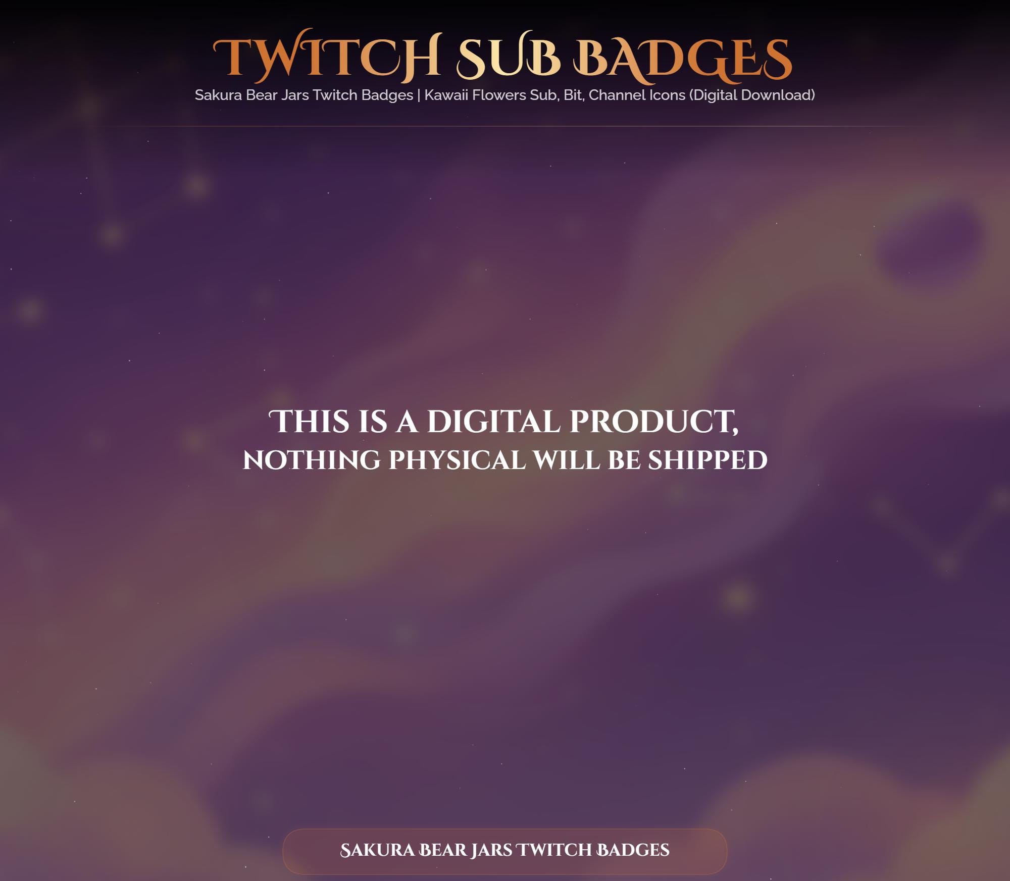 Sakura Bear Jars Twitch Badges — preview photo 9