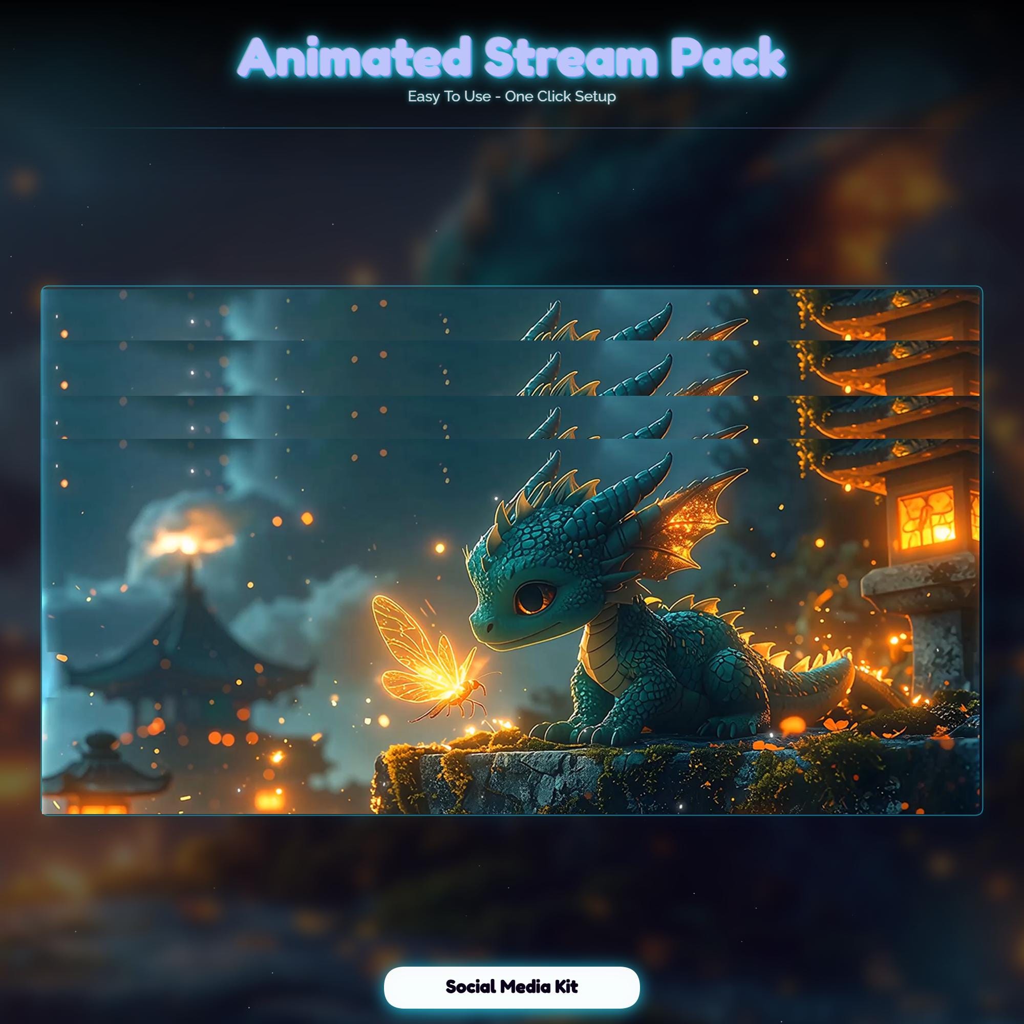 Dragon Magical Animated Stream Package — preview photo 10