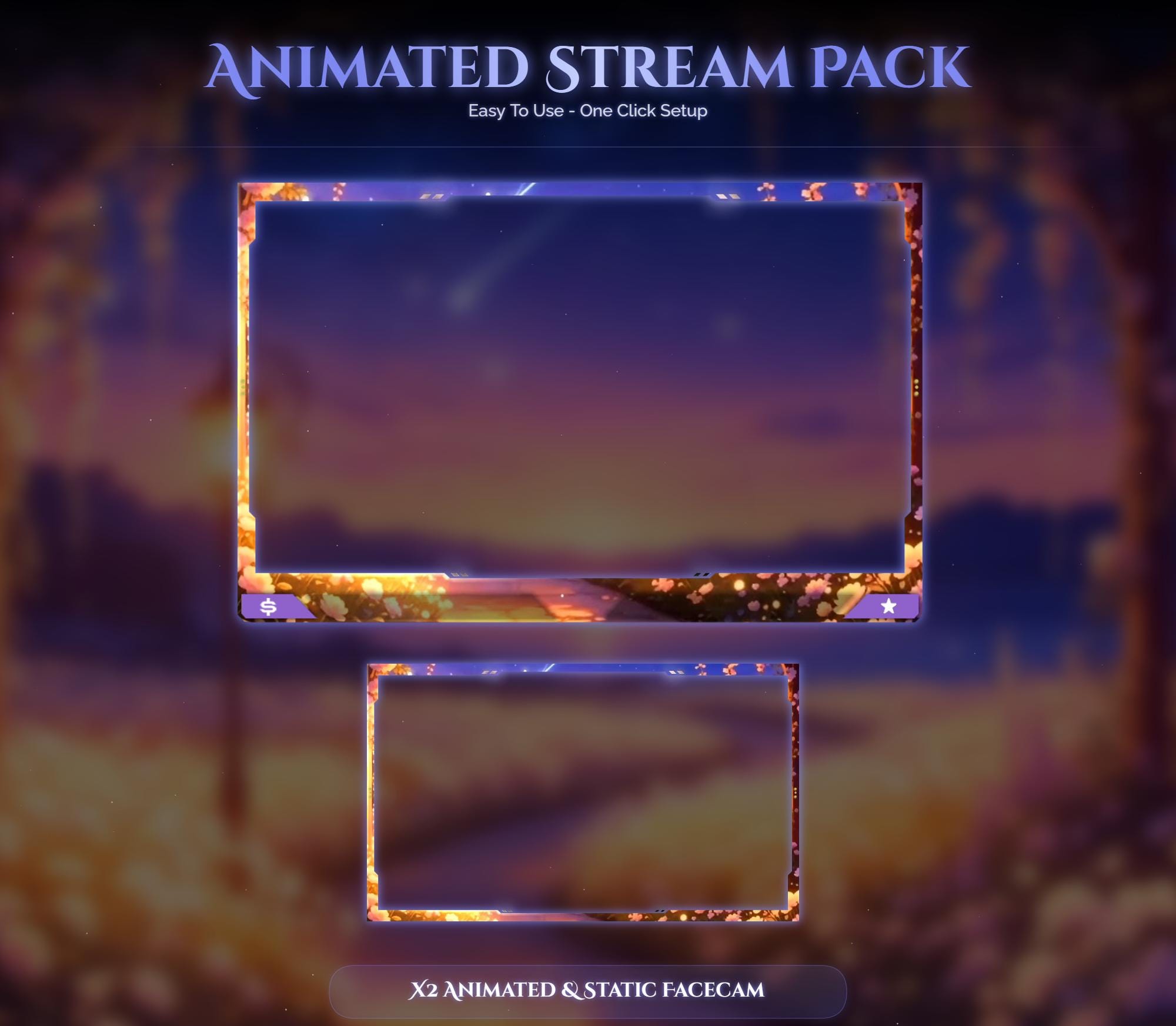 Cozy Garden Animated Overlay Bundle — preview photo 5