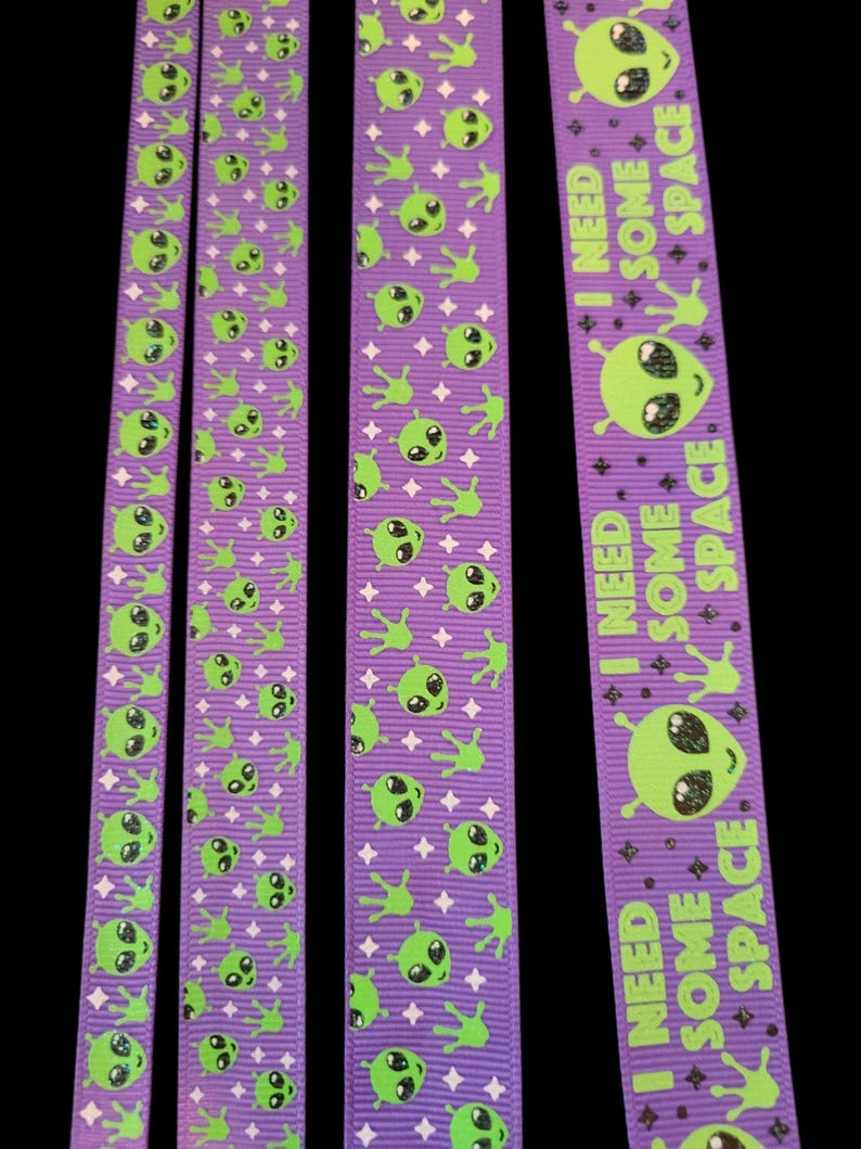 USDR Lightly Glittered Alien Ribbon - Etsy