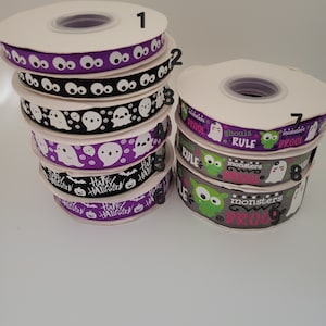 Halloween glow in the dark ribbon