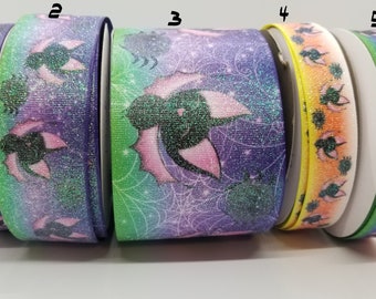 USDR glitter doubled sided bat ribbon