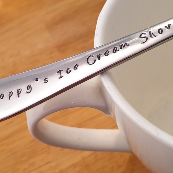 Poppy's Ice Cream Shovel,Grandpa Gift,Grandads gift,Custom Grandad gift