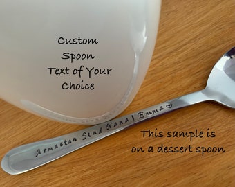 Customised Spoon, Estonian, German, Dutch, Italian, Spanish