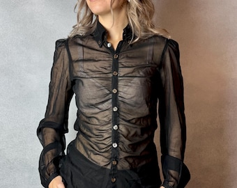 ■ 42483★ヴィンテージ ジャンポールゴルチエ メッシュトップス 40 □ 42483☆ヴィンテージ ジャンポールゴルチエ メッシュトップス