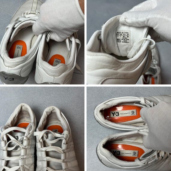Vintage Adidas Y-3 Yohji Yamamoto Boxing Trainers Leather White