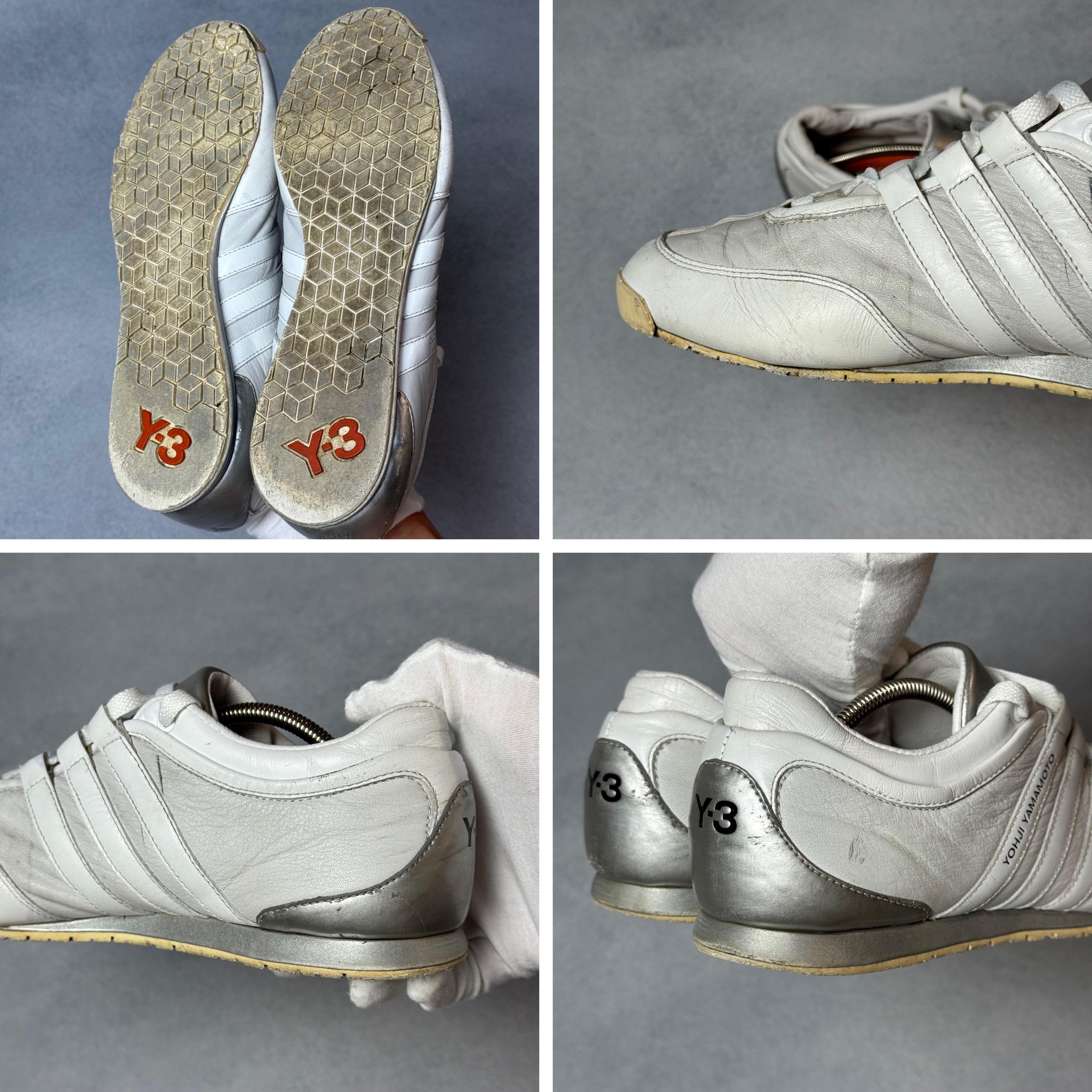 Vintage Adidas Y-3 Yohji Yamamoto Boxing Trainers Leather White 
