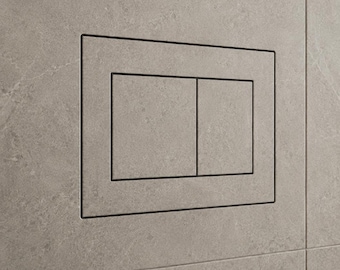 Hidden Tile-In Flush Button – Compatible with Geberit Sigma/TECE – Magnetic & Removable