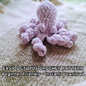 Easy Octopus Amigurumi Crochet Pattern – Beginner Friendly Toy (PDF Download) image 1