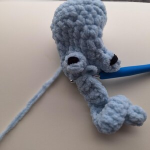crocheting Olivia octopus