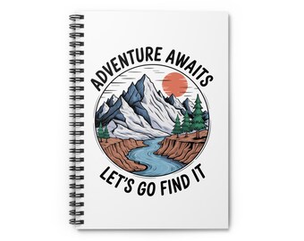 Cuaderno/Diario de espiral "La aventura te espera"