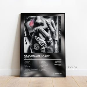 ASAP Rocky - At Long Last ASAP - Custom Album Poster - Hip Hop Wall Art - Custom Album Cover - ASAP Rocky Poster - Custom Music Album