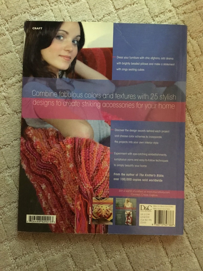 The Knitter’s Bible: Knitted Afghans and Pillows - Etsy