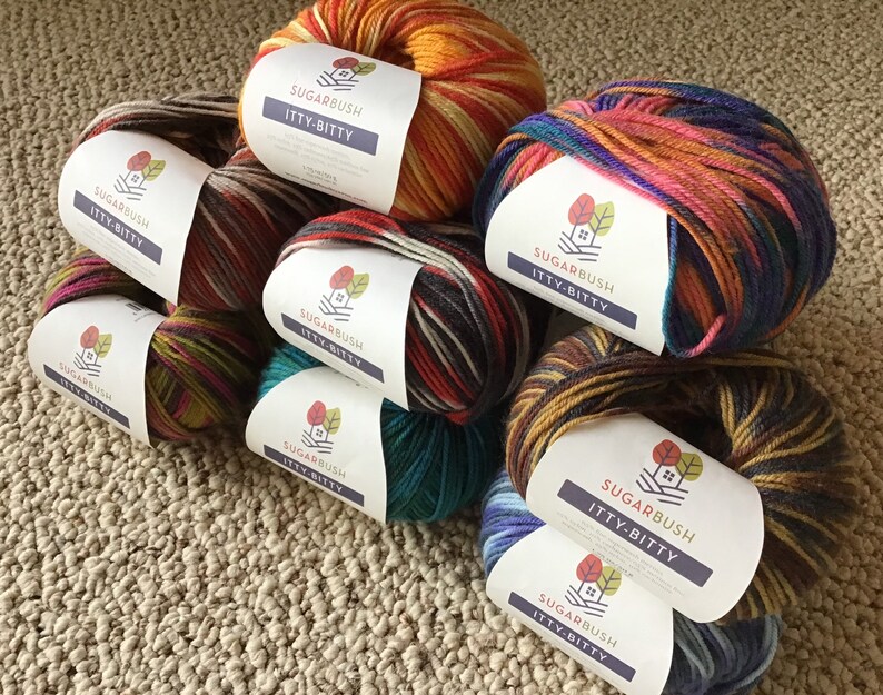 VENTE Tonal IttyBitty Yarn par Sugar Bush Etsy
