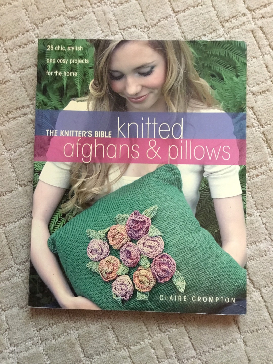 The Knitter’s Bible: Knitted Afghans and Pillows - Etsy