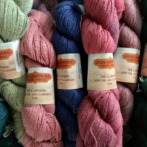 SALE Silk Cashmere by Jade Sapphire Exotic Fibres