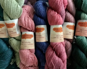 SALE Silk Cashmere by Jade Sapphire Exotic Fibres