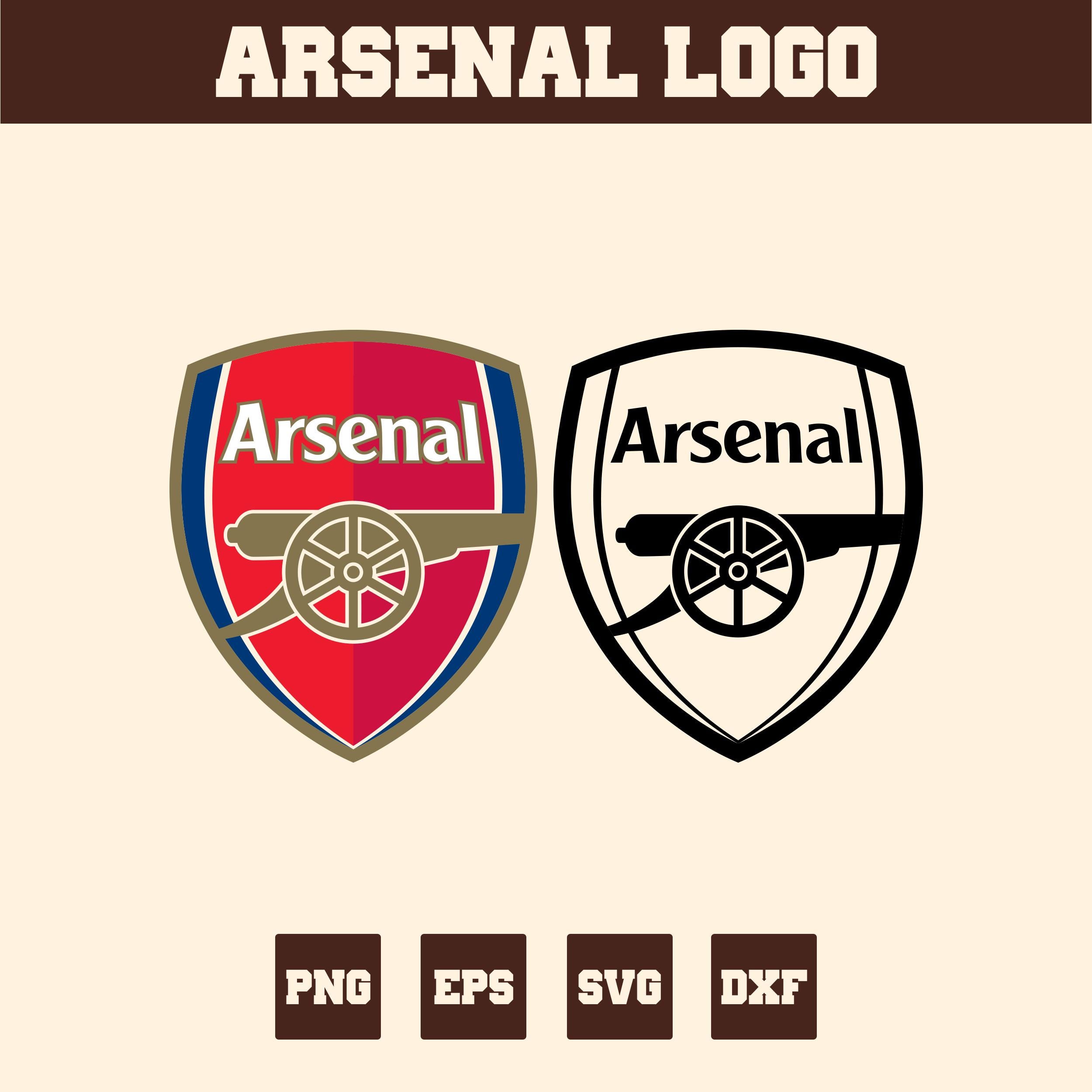 Arsenal Vecter Arsenal Logo Svg Png Eps Dxf | Arsenal Vector Crest for Cricut ...