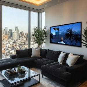 The World Is Yours Scarface Canvas Painting, Tony Montana Al Pacino Motivational Wall Decor