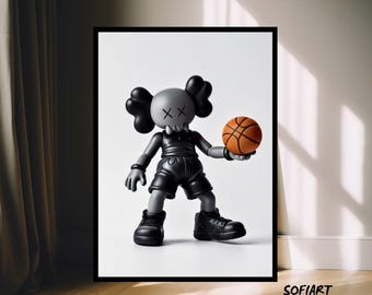 KAWS BFF風ポップアートフィギュア - モダンホームデコレーション、高