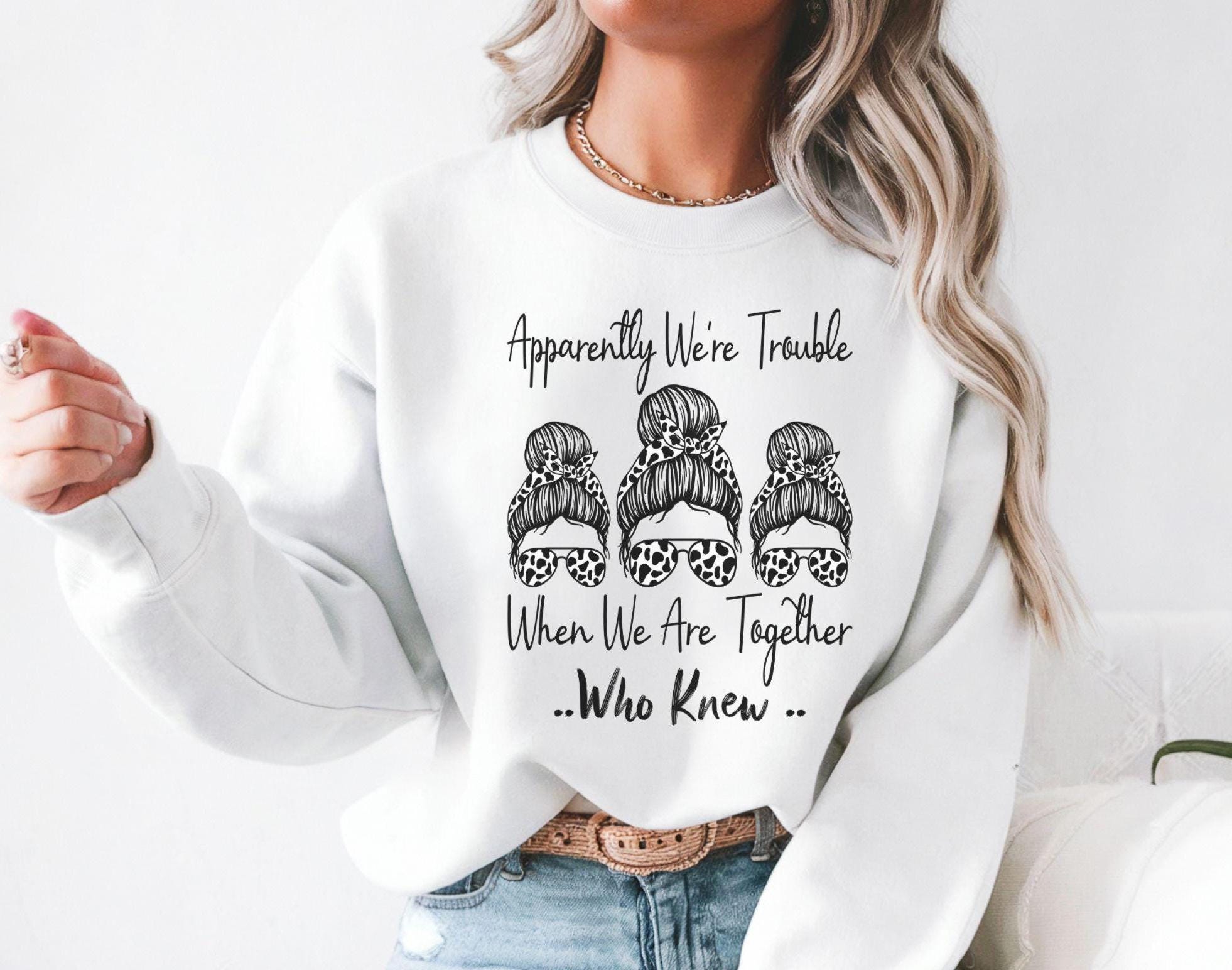 Trio Bff Hoodies