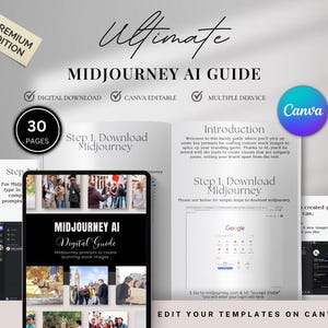 Midjourney AI Guide: Beginner-Friendly Digital Resource (PDF Download)