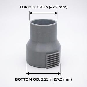 DeWalt Miter Saw Dust Collection Adapter, Ridgid Shop Vac Hose Connector image 3