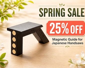 Magnetic Japanese Saw Guide, 90/45 Degree Dovetail Jig, Precision Pull Saw Tool