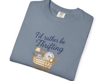 Ich würde eher Thrifting T-Shirt | Sparwagen-Grafik-T-Shirt