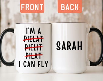 Funny Pilot Gift, Personalized Pilot Birthday Mug, Humorous Gift For Pilot, Pilot Husband Mug, Aviation Lover Mug, Pilot Captain Cup (A513T)