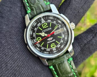 オリジナル CITIZEN 21 JEWELS デイデイト 自動巻き 日本製 腕時計