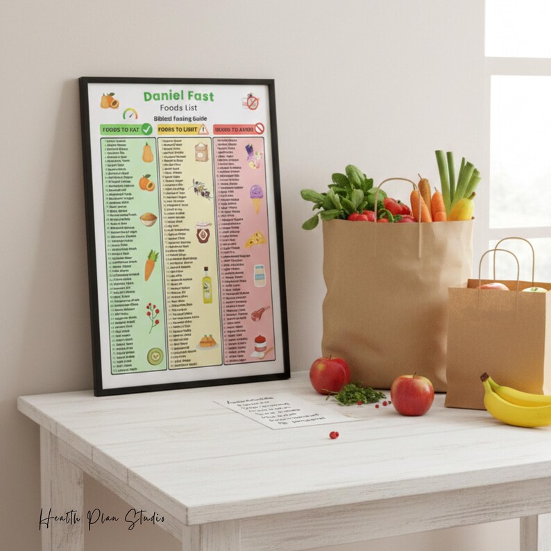 Daniel Fast Food List Printable, Daniel Fast Meals, Daniel Fast Food ...