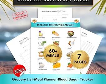 Plan de desayuno para diabéticos: más de 60 recetas bajas en carbohidratos (PDF imprimible)