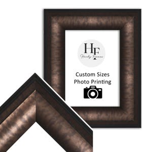 Hammered Copper Picture Frame – Traditional Home Decor, Custom Sizes, Photo Printing