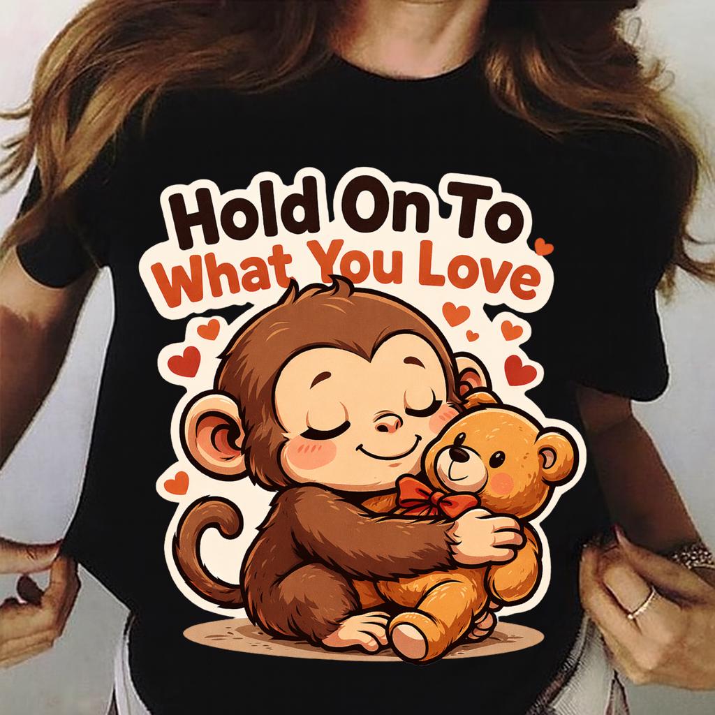 Punch the Monkey PNG SVG Funny Monkey Quote Hold on to What You Love ...