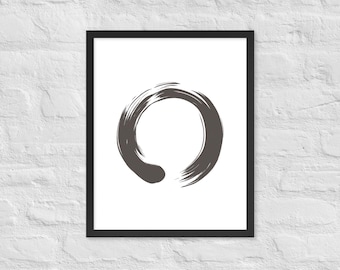 Impresión enmarcada de Enso