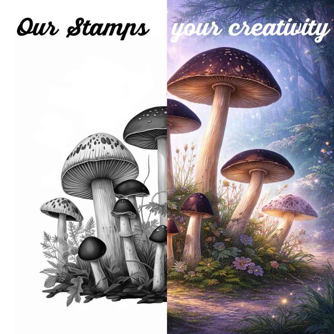Procreate Mushroom Stamps: 26 Fantasy Brush Set (digital Download) - Etsy