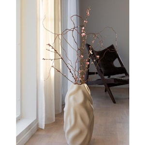 CERAMIC wave vase boho decor
