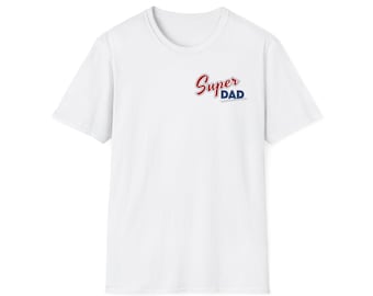 T-shirt Super papa (style doux)