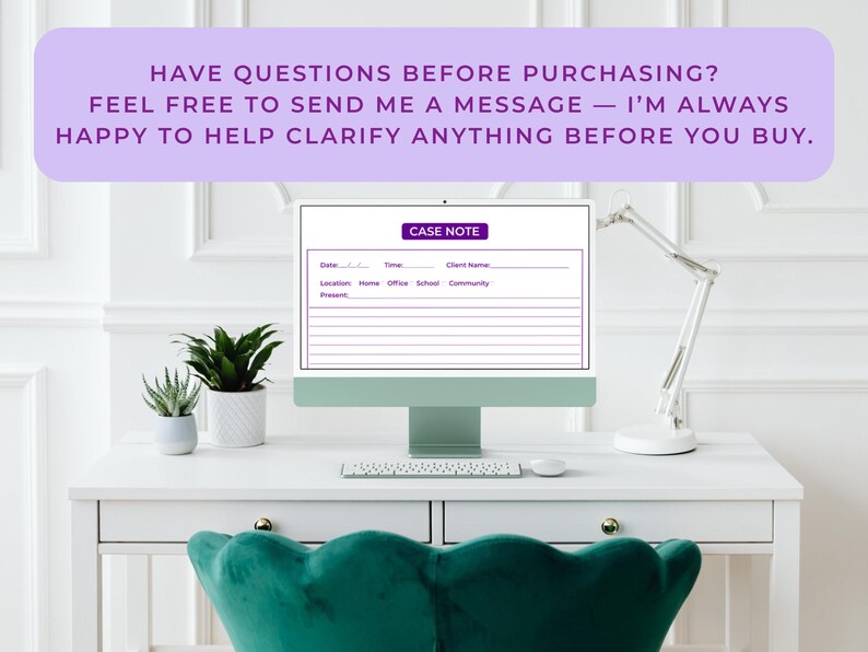 Social Work Case Note Template Bundle | Fillable PDF & Canva - Etsy