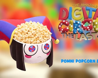 El asombroso circo digital - Cubo de palomitas de maíz para la película Last Act Pomni