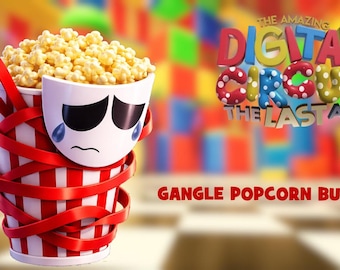 El asombroso circo digital - Gangle, el cubo de palomitas de maíz de la película Last Act