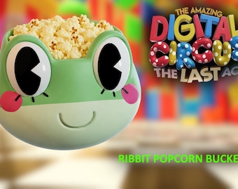 Niesamowity Cyrk Cyfrowy - Ostatni Akt Filmowy Popcorn Bucket Ribbit