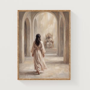 Esther Before the King Art Print | Christian Scripture Wall Art (Digital Download)
