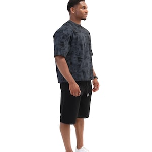 Paint Distressed Oversized T-shirt 260gsm