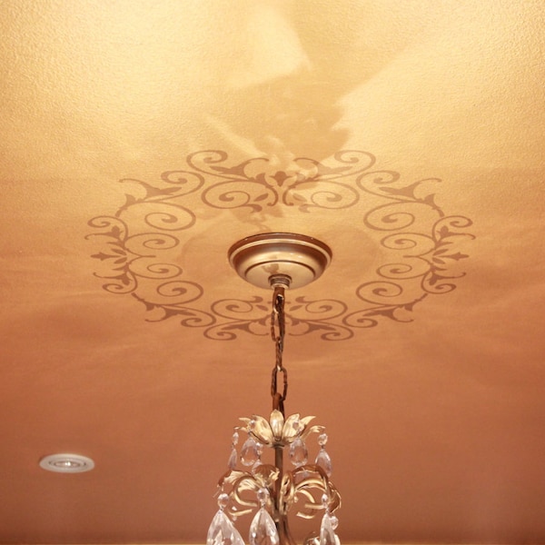 Ceiling Medallion Etsy